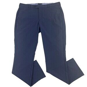 Peter Millar Crown Crafted Surge Performance Trouser Pants Mens 36/32 Navy Golf